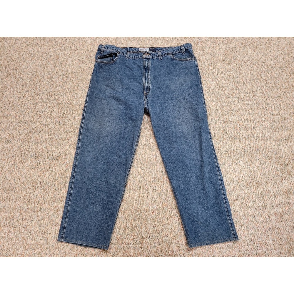 Levi Strauss Signature 540 Jeans‎ Mens 48x30 Blue Relaxed Fit USA Made 90s Denim